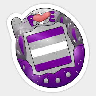 TamaPride - Gray Ace Sticker